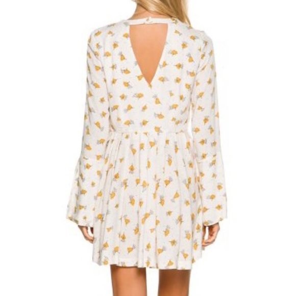 Free People Teagan Mini Dress - White Floral - Picture 3 of 6